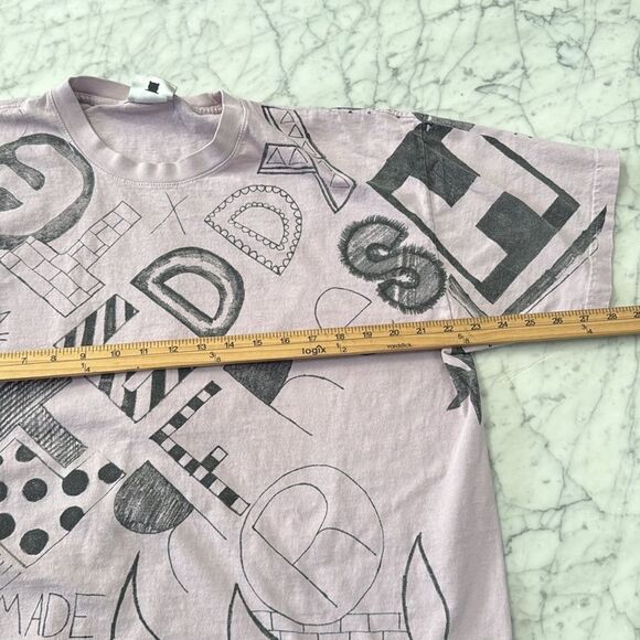 Teddy Fresh Marker Sketch T Shirt By Hila Klein Made In The Year Of 2020 size XL - Picture 5 of 9